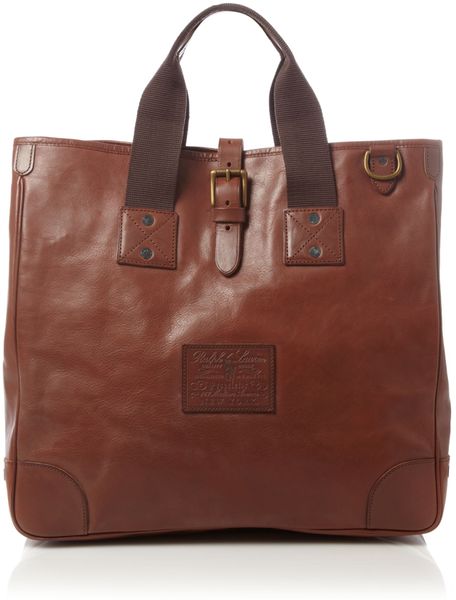 ralph lauren tote bag brown