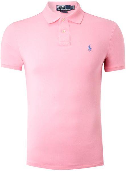 ralph lauren pink polo t shirt