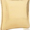 Stella Mccartney Satinlined Perforated Box Clutch in Gold - Lyst
