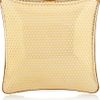 Stella Mccartney Satinlined Perforated Box Clutch in Gold - Lyst