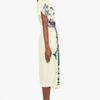 Suno Yellow Bird Lady Wrap Dress in Yellow - Lyst