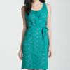T Tahari Jessie Sleeveless Dress in Green (surf break) - Lyst