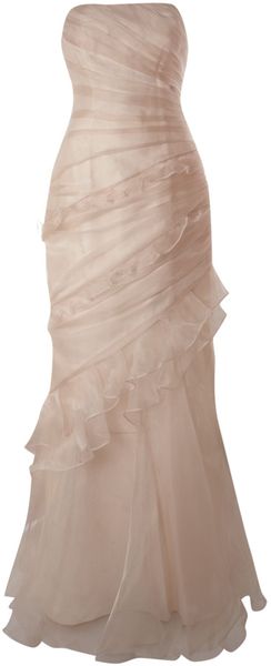  Sleeveless Ruffle Mermaid Bridal Dress Stole 
