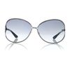 Tom Ford Clemence Sunglasses in Silver (gunmetal) - Lyst