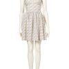 Topshop Twist Neck Dress By Annie Greenabelle in Beige (cream) - Lyst