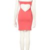 Topshop Heart Back Cup Bandeau Dress By Dress Up Topshop in Pink - Lyst