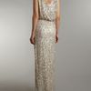 Untold Beaded Maxi Dress in Beige (cream) - Lyst