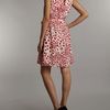 Untold Draped Polka Dot Dress in Red (raspberry) - Lyst