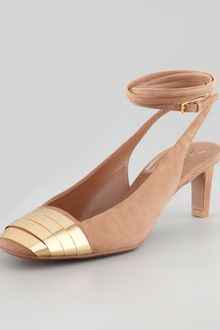 Yves Saint Laurent Candide Anklewrap Pump - Lyst