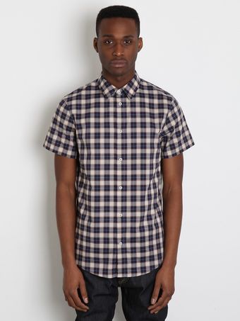  Apc Short Sleeve Check Shirt 