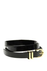 ASOS Collection Asos Metal Keeper Patent Super Skinny Waist Belt