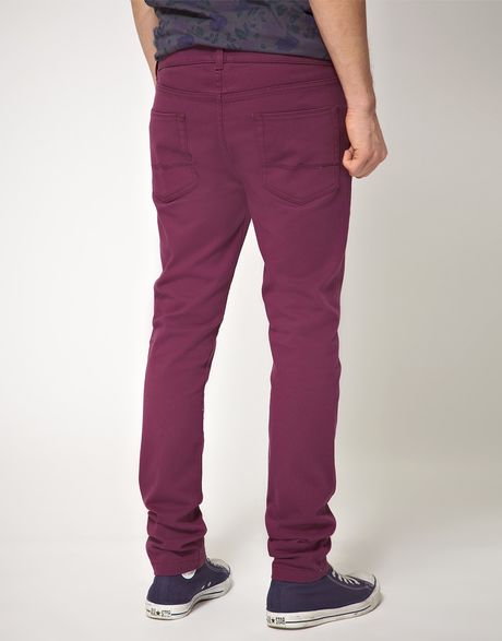 asos purple joggers