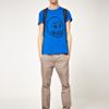 Cheap Monday Cheap Monday Bruce Skull Printed Tshirt in Blue for Men - Lyst