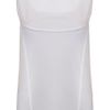 Dash White Seamed Jersey Vest in White - Lyst