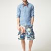 Ralph Lauren  Cargo Shorts with Floral Print in Blue for Men - Lyst