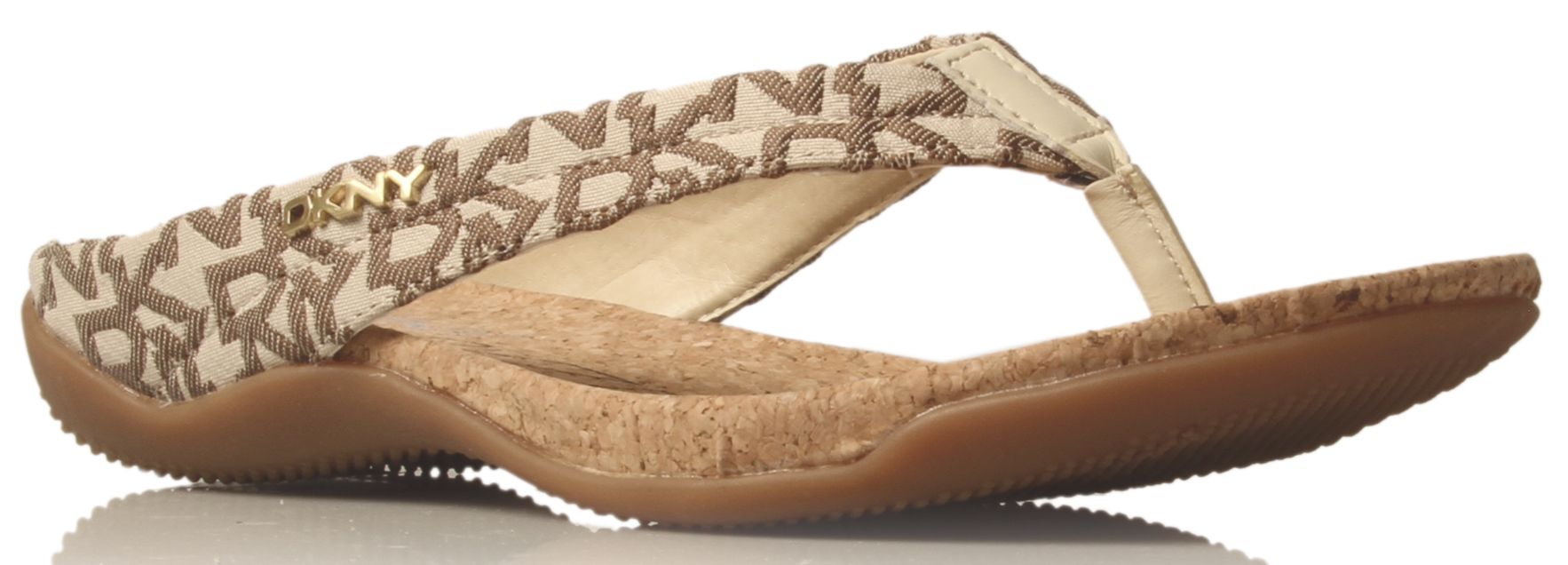 dkny tan sandals
