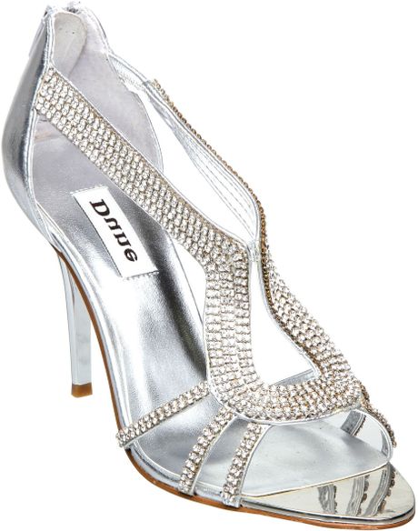 Dune Silver Sandals