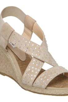 Dune Geneva D Soft Knot Vamp Wedge Sandals - Lyst