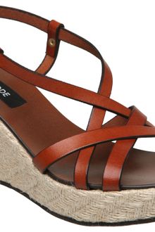 Episode Glinka E Strappy Hessian Wedge Sandals - Lyst