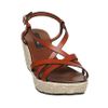 Episode Glinka E Strappy Hessian Wedge Sandals in Brown (tan) - Lyst
