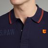 G-star Raw Logo Polo in Blue for Men (dark blue) - Lyst