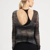 Helmut Lang Distorted Knit Pullover in Black - Lyst