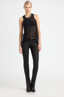 Helmut Lang Spider Burnout Tank Top - Lyst