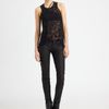 Helmut Lang Spider Burnout Tank Top in Black - Lyst