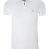 Hugo Boss Patch Logo Polo Shirt in White for Men - Lyst