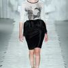 Jason Wu Feather Peplum Skirt in Black - Lyst