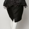 Jason Wu Feather Peplum Skirt in Black - Lyst