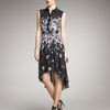 Jason Wu Petal Print Shirt Dress in Black (grey black) - Lyst