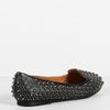 Jeffrey Campbell Martini Studded Flat with Spikes Black in Black - Lyst