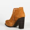Jeffrey Campbell Desmond Suede Bootie with Tall Heel  in Yellow (mustard) - Lyst
