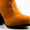 Jeffrey Campbell Desmond Suede Bootie with Tall Heel  in Yellow (mustard) - Lyst