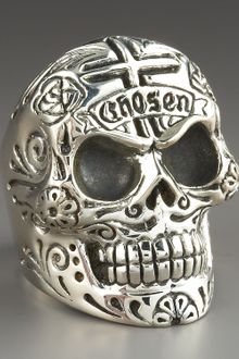 King Baby Studio Skull Ring - Lyst