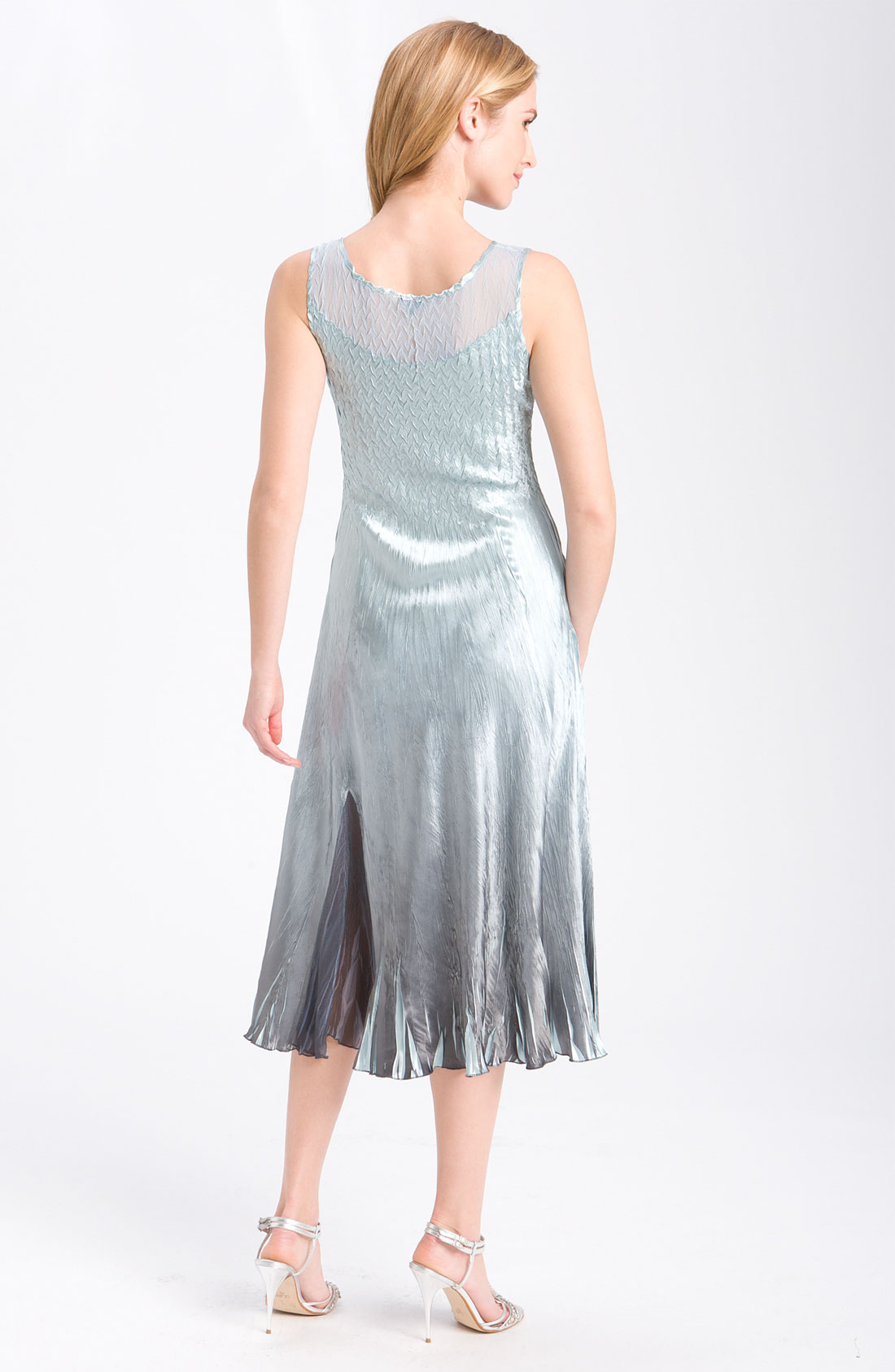 Komarov Sleeveless Chiffon Dress & Jacket Sz XL eBay