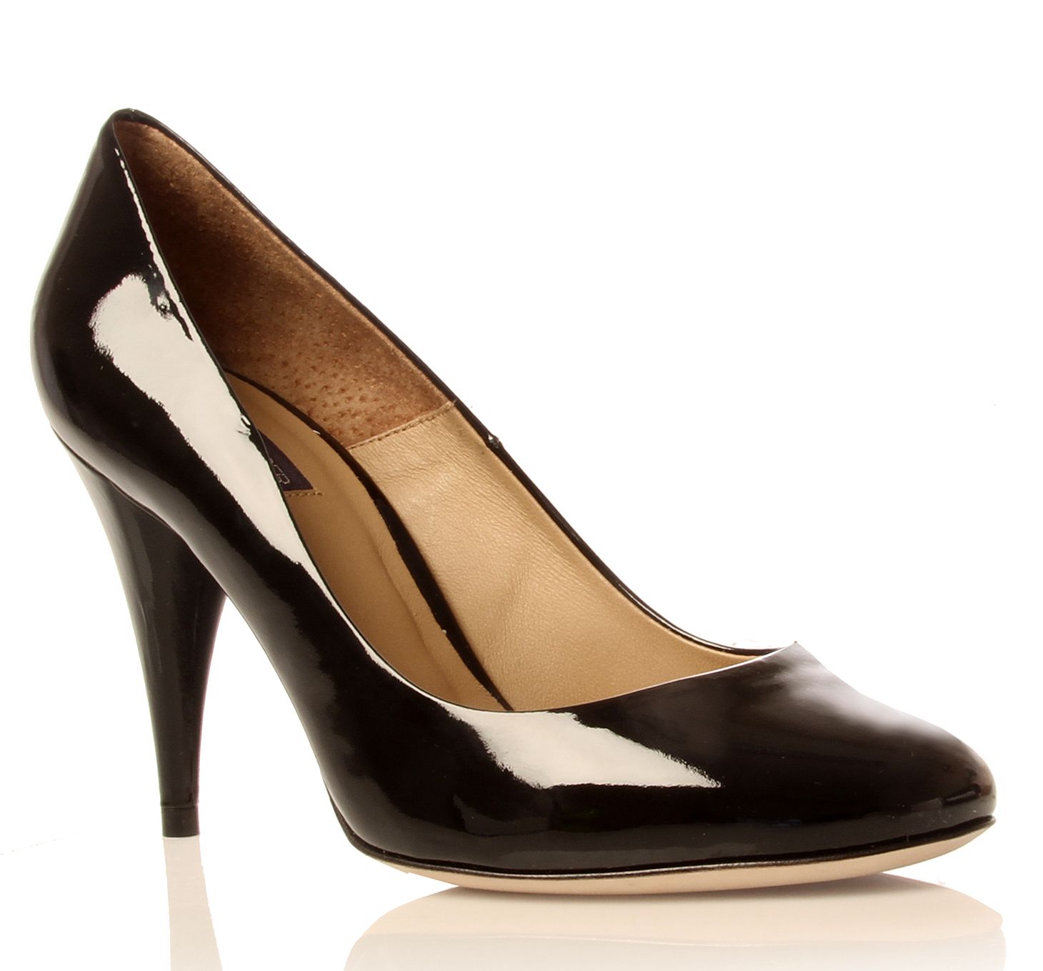 Kurt Geiger Esmeralda Court Shoes in Black