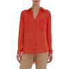 L'agence Chest Pocket Blouse in Red - Lyst