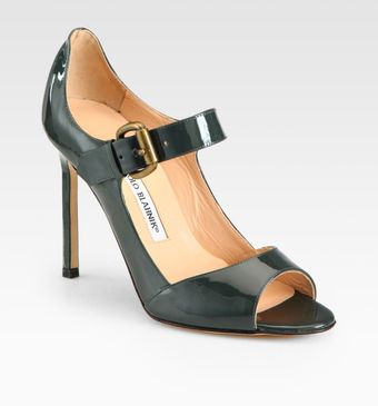  Patent Leather Mary Jane Pumps 