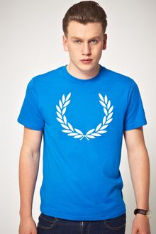 Fred Perry Laurel Print Tshirt - Lyst