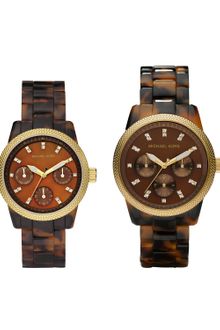 Michael Kors Mini Tortoise Acrylic Watch - Lyst