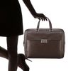 Prada Saffiano Brief Case in Brown for Men - Lyst