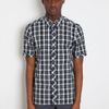 Raf Simons Raf Simons Mens Check Short Sleeve Shirt in Black for Men - Lyst