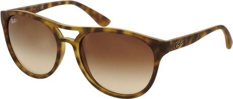 Ray-ban Rayban Moulded Aviator Sunglasses in Brown for Men (tortoiseshell) - Lyst