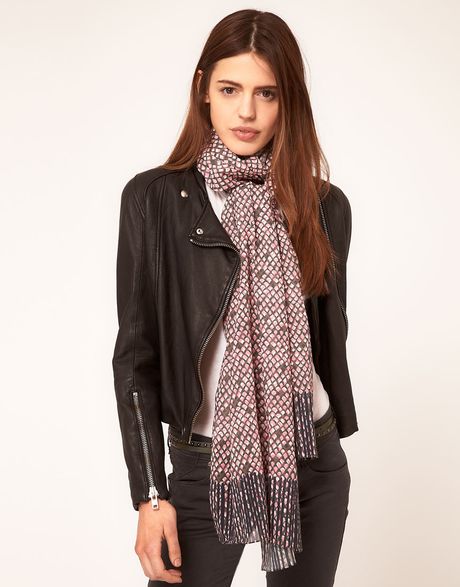 See By Chloé See By Chloe Tassel Scarf in Pink - Lyst