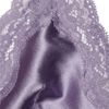 Stella Mccartney Clara Whispering Stretchsilk Satin and Lace Triangle Bra in Purple (lavender) - Lyst