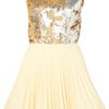 Topshop Vivienne Dress By Jones and Jones in Gold (multi) - Lyst