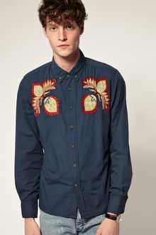Vanishing Elephant VEmbroidered Detail Shirt - Lyst