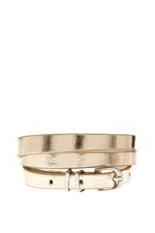 ASOS Collection Asos Metallic Metal Keeper Super Skinny Belt - Lyst